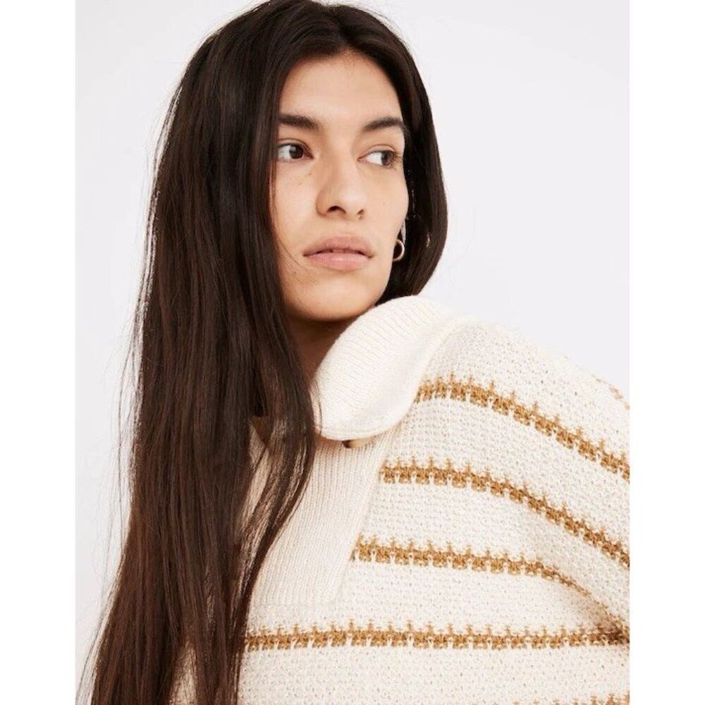 MADEWELL CANBY COLLARED SWEATER WOMENS SIZE XS - Picture 5 of 12